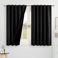 Blackout Curtains 48 in 2 Panels - Total Light Block for Small Window