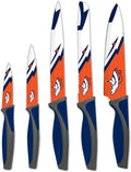 NFL Denver Broncos 5-Piece Kitchen Knife Set - Game Day Prep