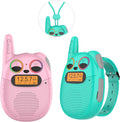 Walkie Talkies for Kids Rechargeable 2 Pack - Long Battery & FM