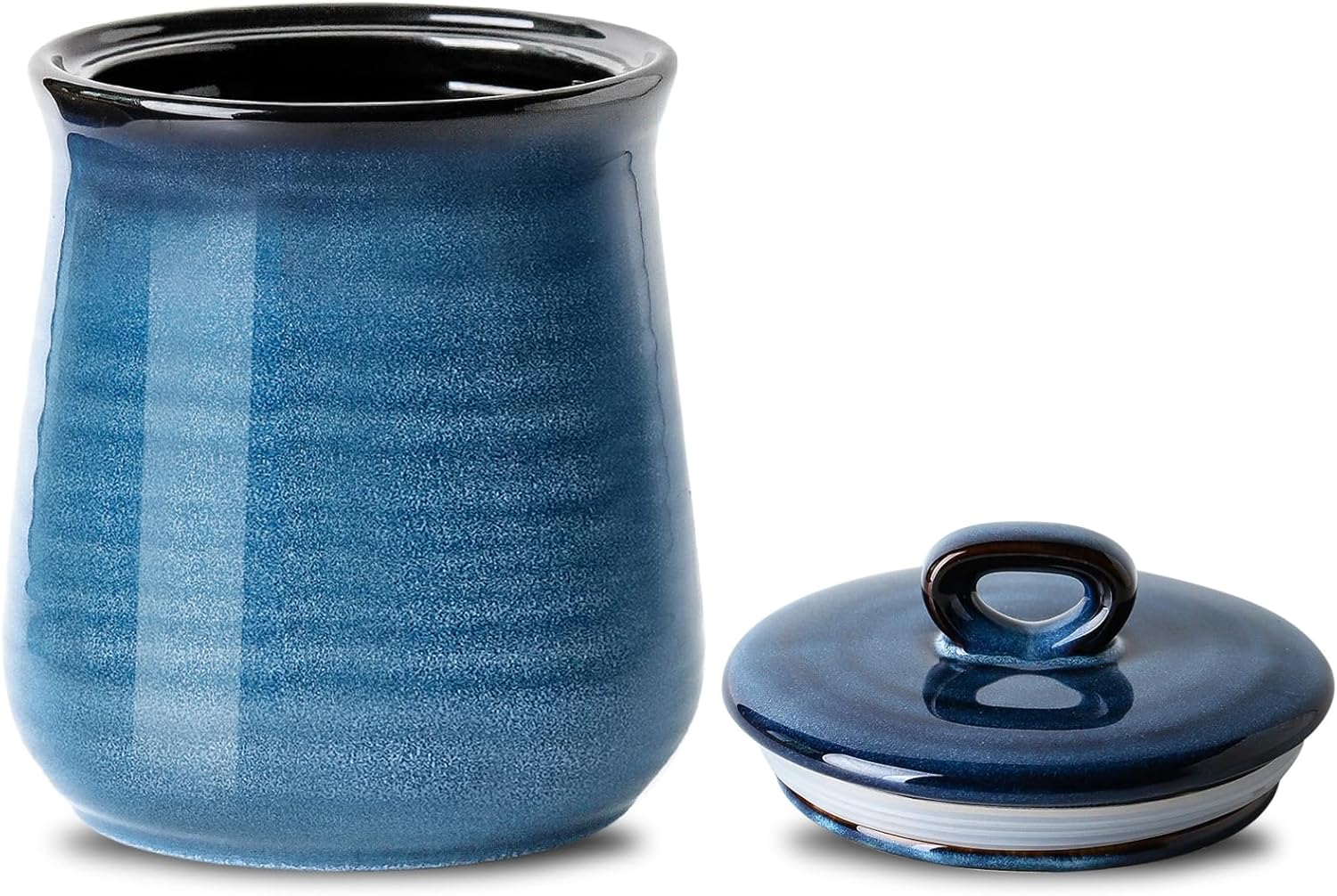 Hasense Ceramic Coffee Container with Airtight Lid for Storage