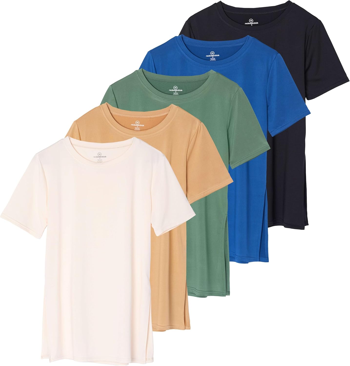 Women's Short Sleeve Active Workout T-Shirts for Plus Sizes