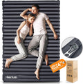 Double Sleeping Pad 79x55x4 in - Extra-Thick 2-Person Camping Mat