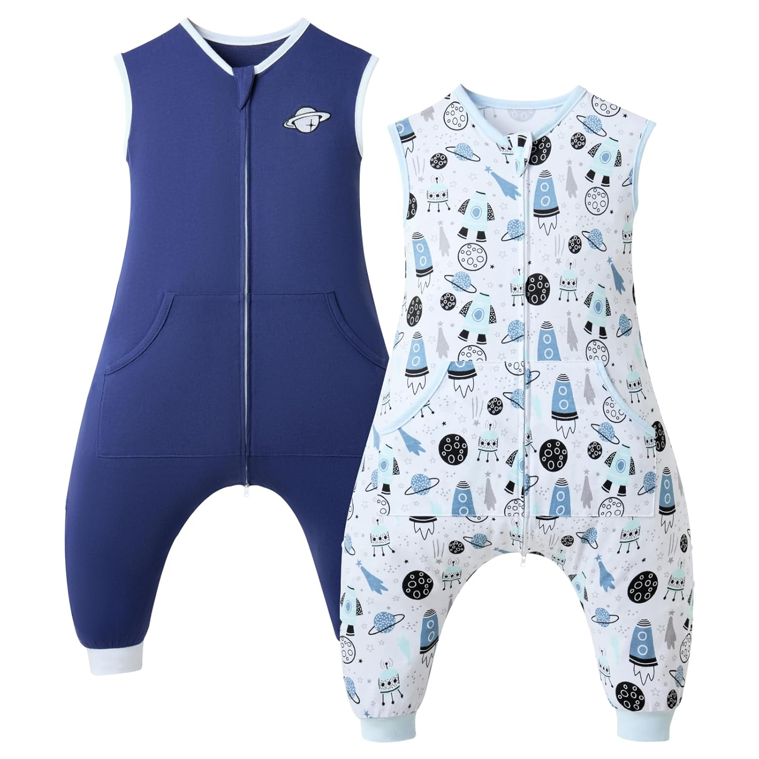 2 Pack Sleep Sack with Legs for Comfortable Toddler Sleep