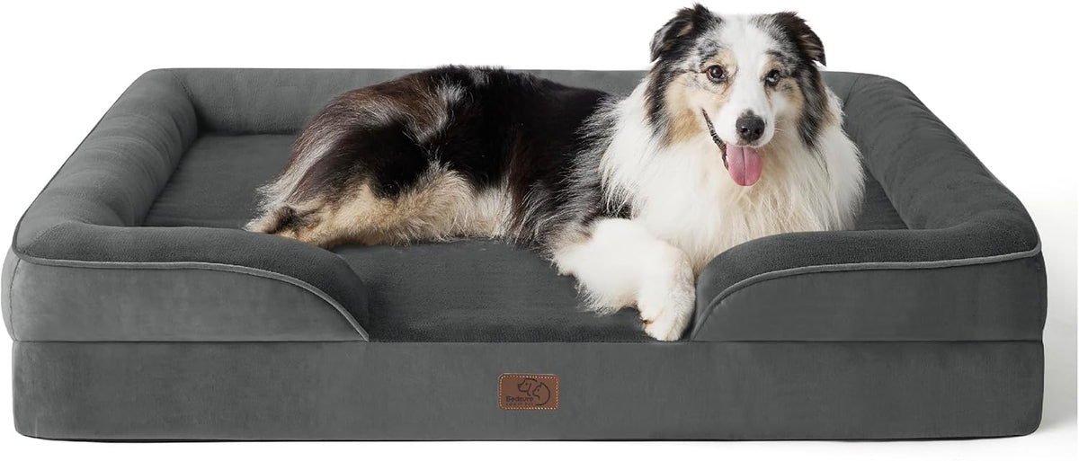 Orthopedic Dog Bed for Extra Large Dogs - Supportive Foam Couch