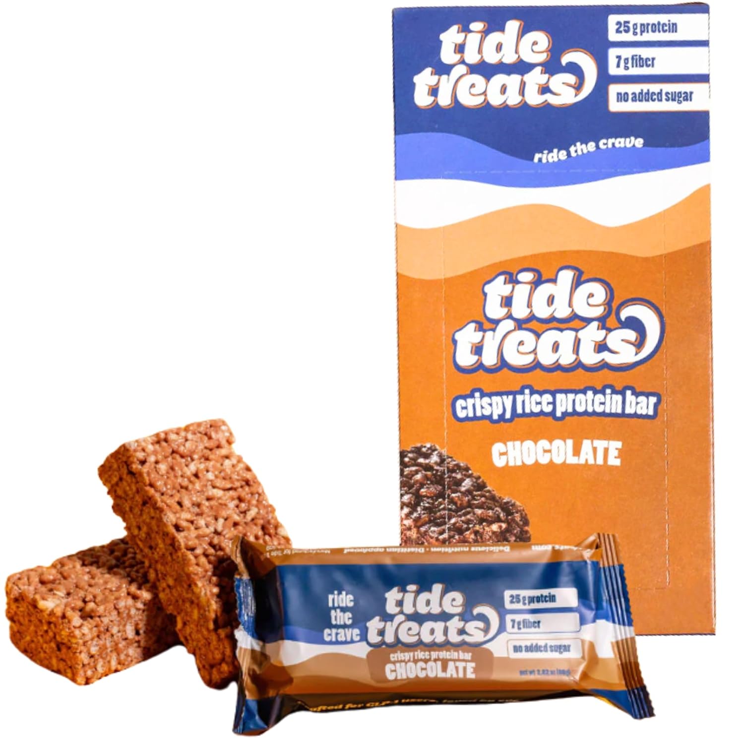 25g Protein Bar Crispy Rice Treats for Healthy Snacking