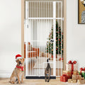 71in Extra Tall Pet Gate with Cat Door - Pressure Mount Safety Gate