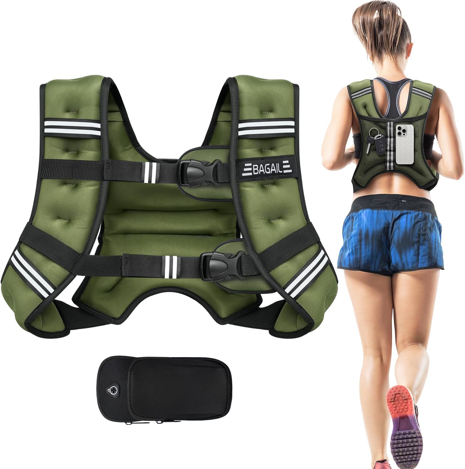BAGAIL Weighted Vest for Effective Training and Weight Loss