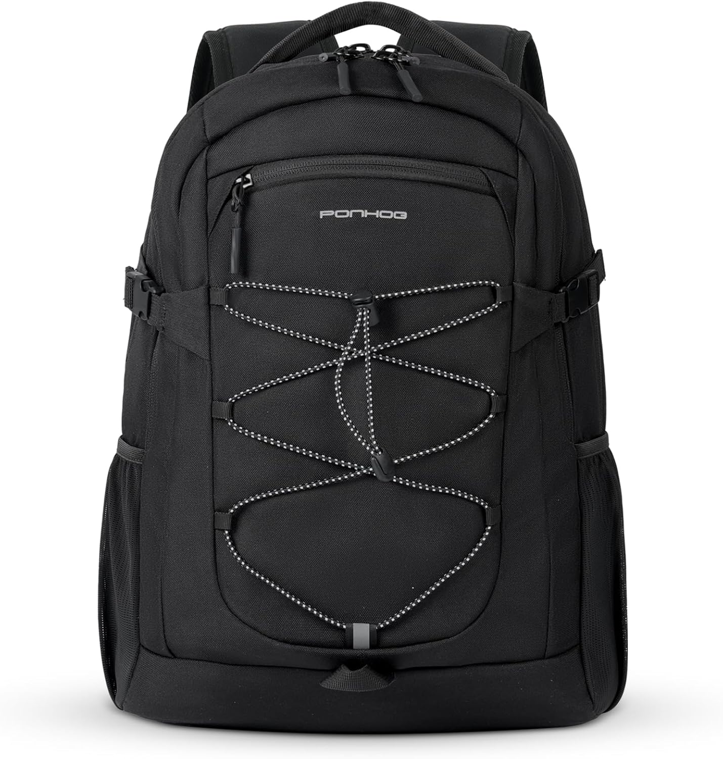 Ponhog Water Resistant Laptop Backpack - Carry On 17.3'' | Stylish & Spacious
