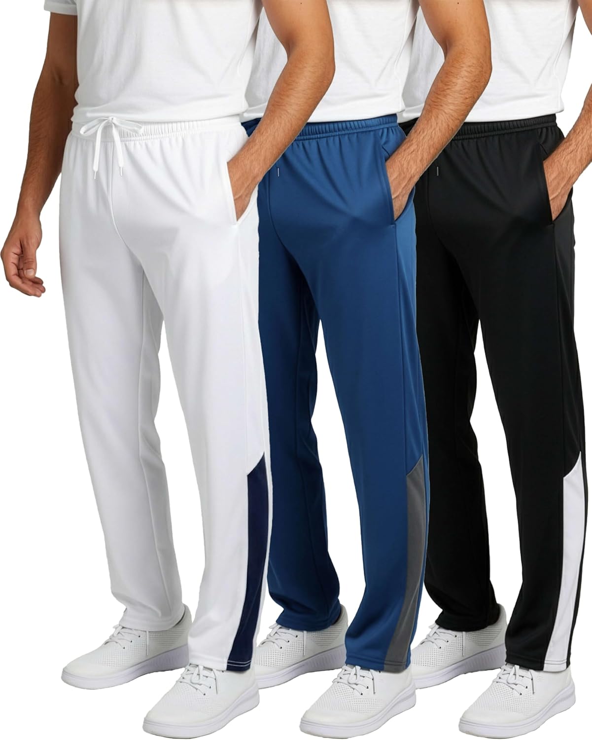 Real Essentials Mens Sweatpants for Workout and Lounge Comfort