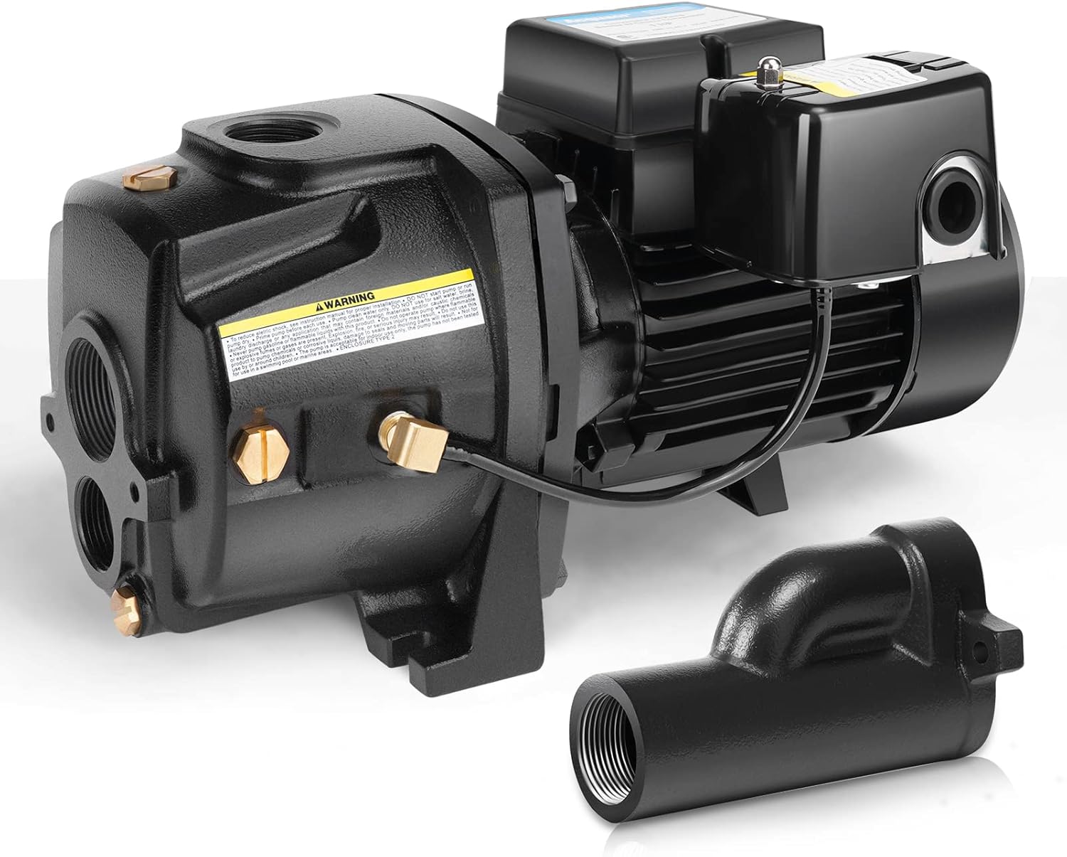 Acquaer 1/2HP Convertible Well Jet Pump for Deep and Shallow Wells
