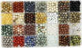 Yephac 1120pcs 6mm Natural Gemstone Beads Set - 28 Colors, Boxed