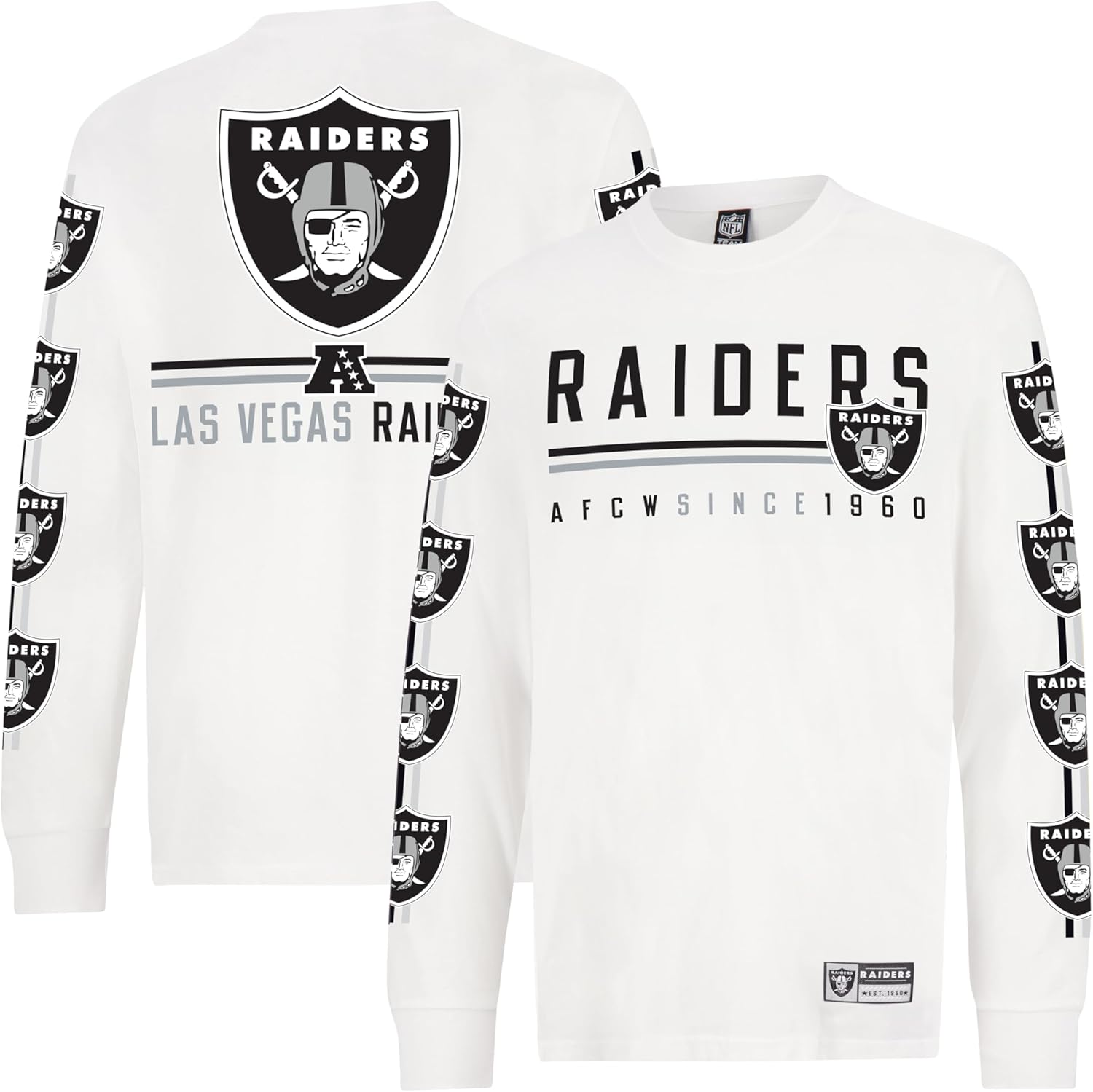 Ultra Game Men's NFL Long Sleeve T-Shirt for Ultimate Comfort