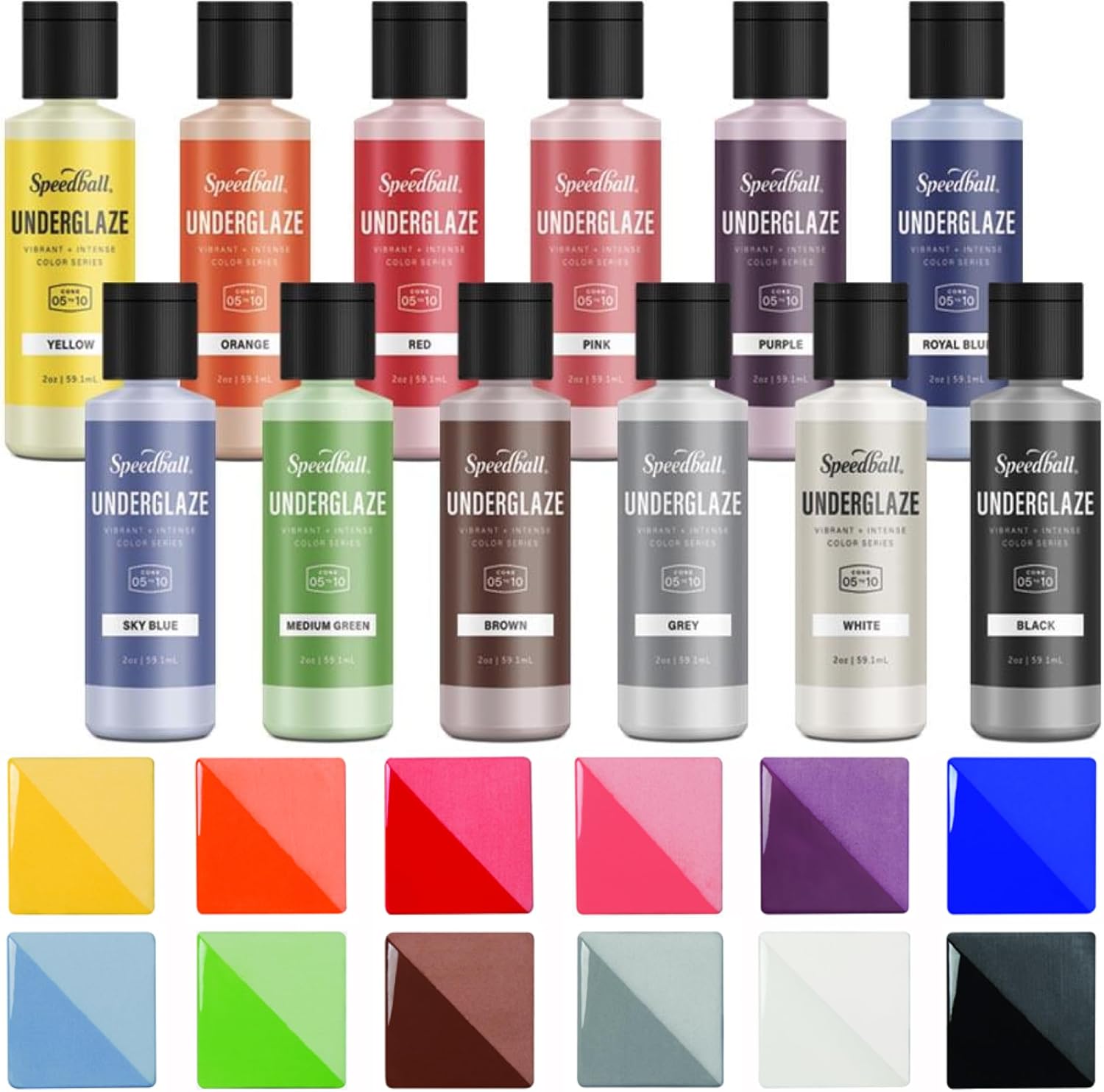 Speedball Underglaze Sampler Pack for Creative Ceramics