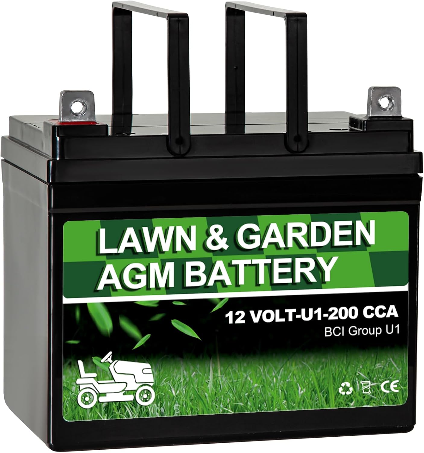 Lawn Garden AGM Battery Group U1 for Tractors and Mowers