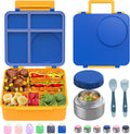 Bento Box for Kids - Leak-Proof Lunch Box with Insulated Thermos