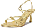 Strappy Kitten Heels for Women Low Heel Sandals - Comfortable Chic 9cm