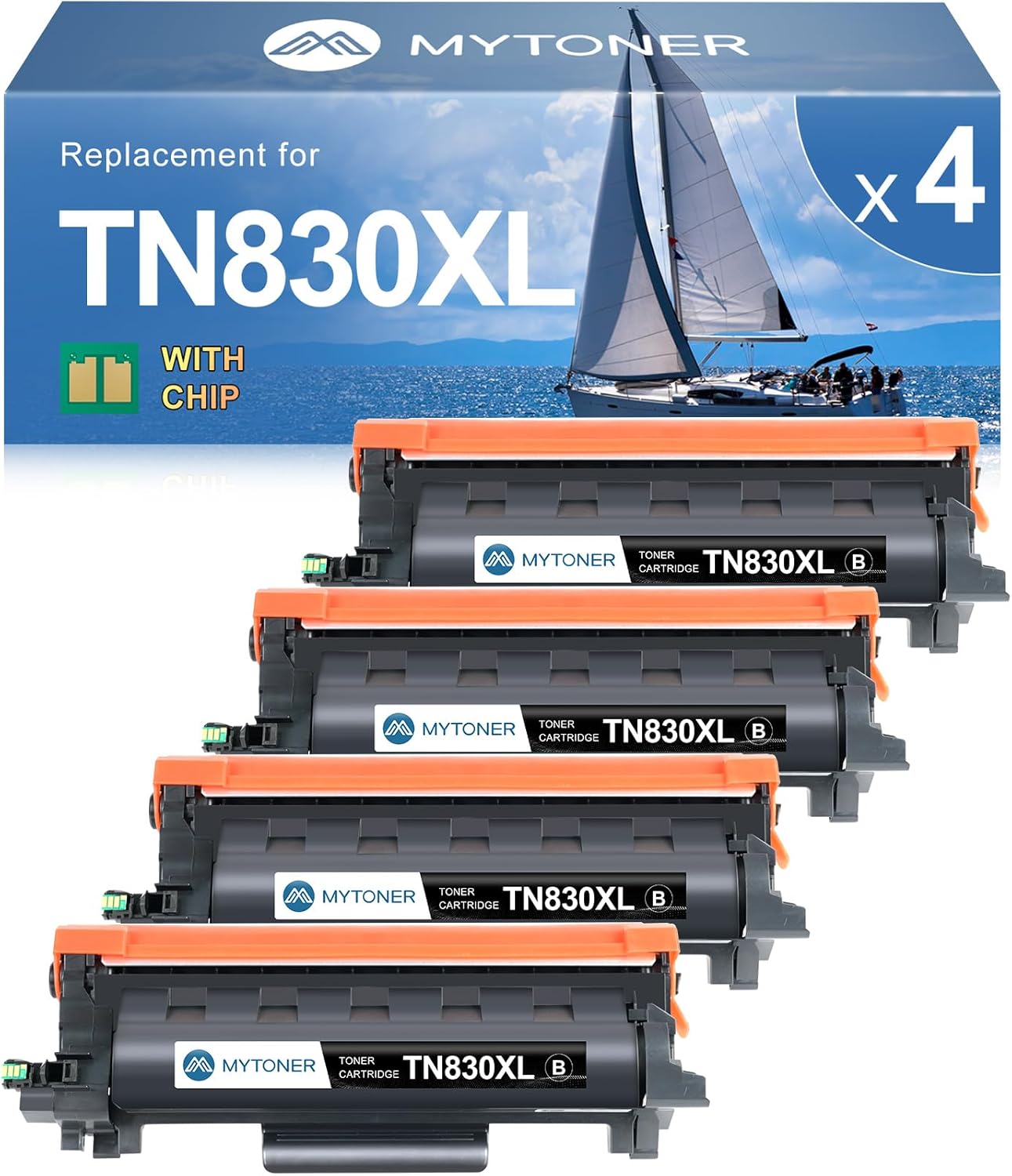 MYTONER Compatible Toner Cartridges for Brother TN830 XL/V/R