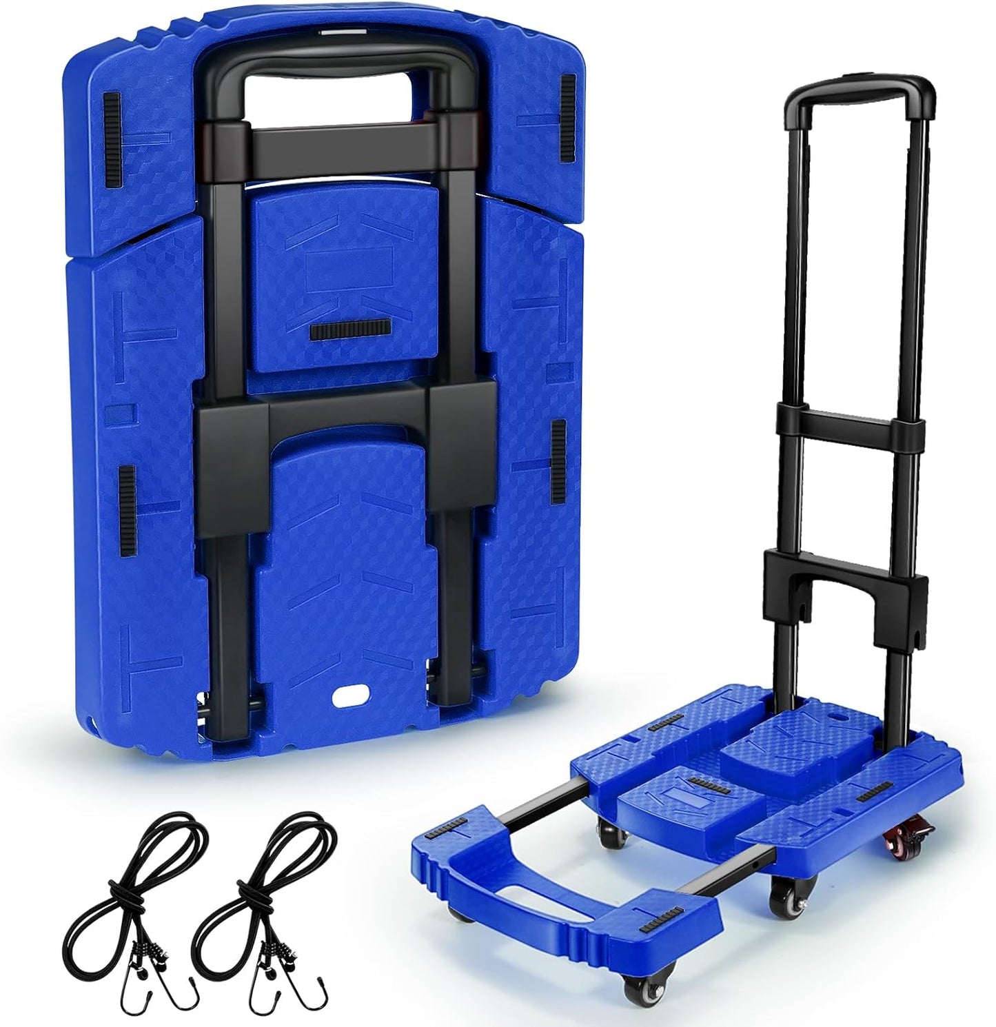 Folding Hand Truck 500lbs by Voipvvii - Portable Dolly Cart