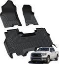 LASFIT Floor Mats for Ram 1500 Quad Cab 2019-2024 - All Weather TPE