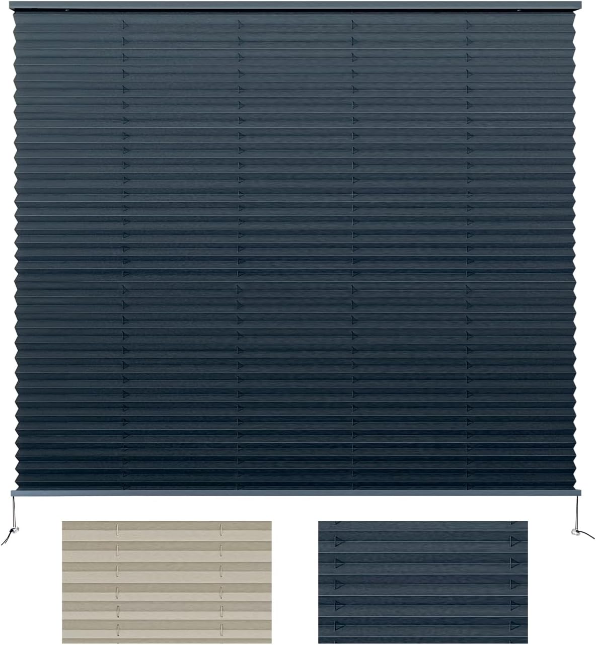 RV Blinds Pleated Shades for Camper Windows - Easy Installation