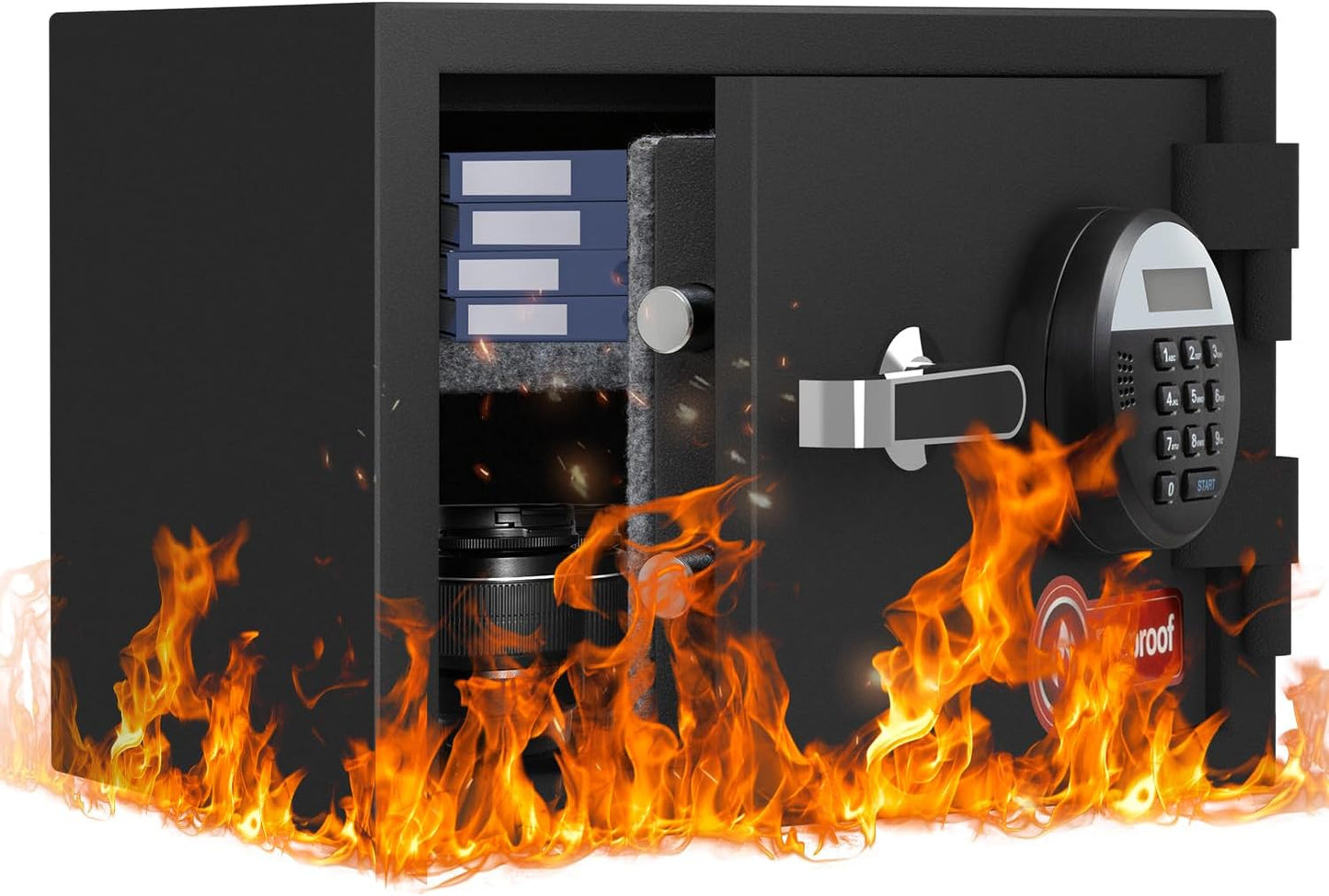 1.2 Cubic Feet Fireproof Safe Box for Home and Office Use