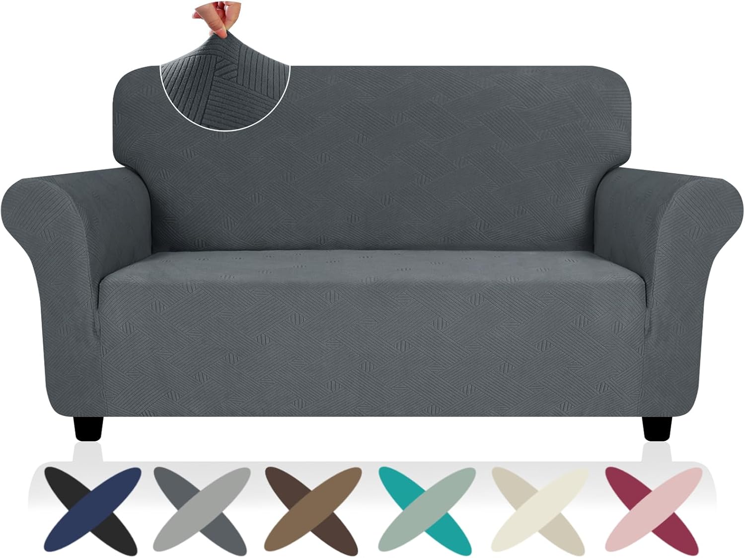 Super Stretch Loveseat Covers for Dogs, Anti-Slip Couch Protector
