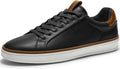 Mens Comfortable Dress Sneakers Lace-up Lightweight Casual Shoes