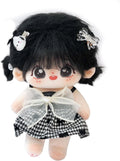 CALEMBOU Plush Doll 20cm Cotton Dress Up Doll - Customizable Hair