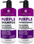 BELLISSO Purple Shampoo Set - Tone & Brighten Hair