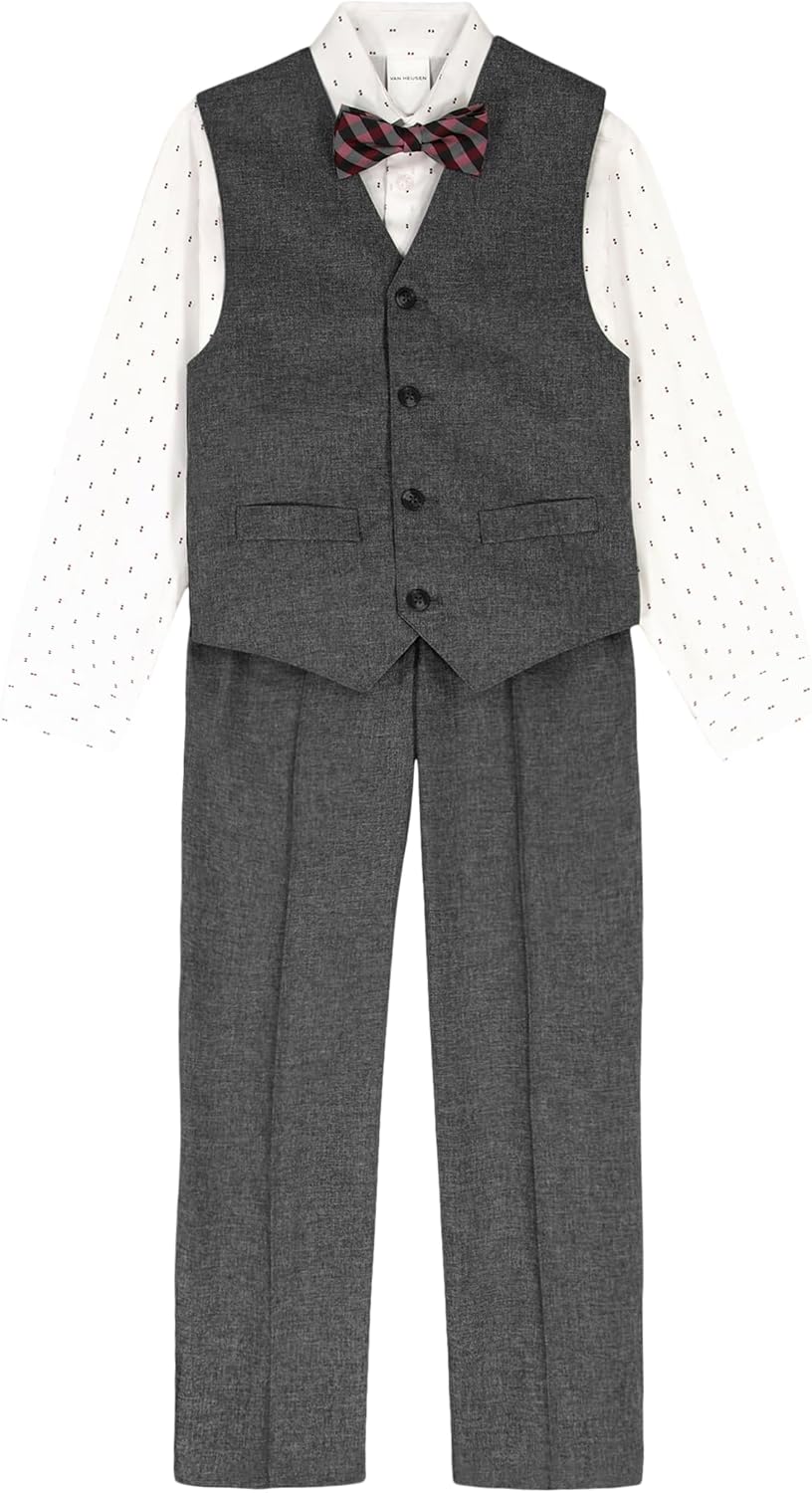 Van Heusen Boys 4-Piece Formal Suit Set for Stylish Occasions