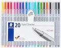STAEDTLER triplus fineliner Set of 20 for Writing and Drawing