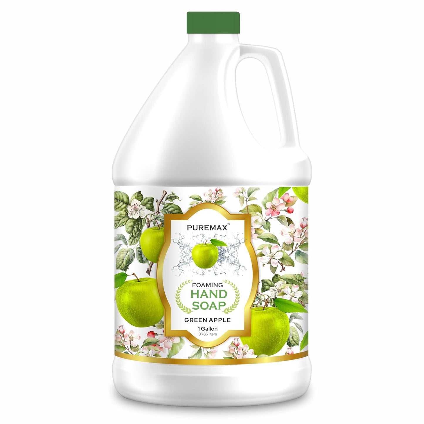 Green Apple Foaming Hand Soap Refill with Essential Oils 128 Fl Oz