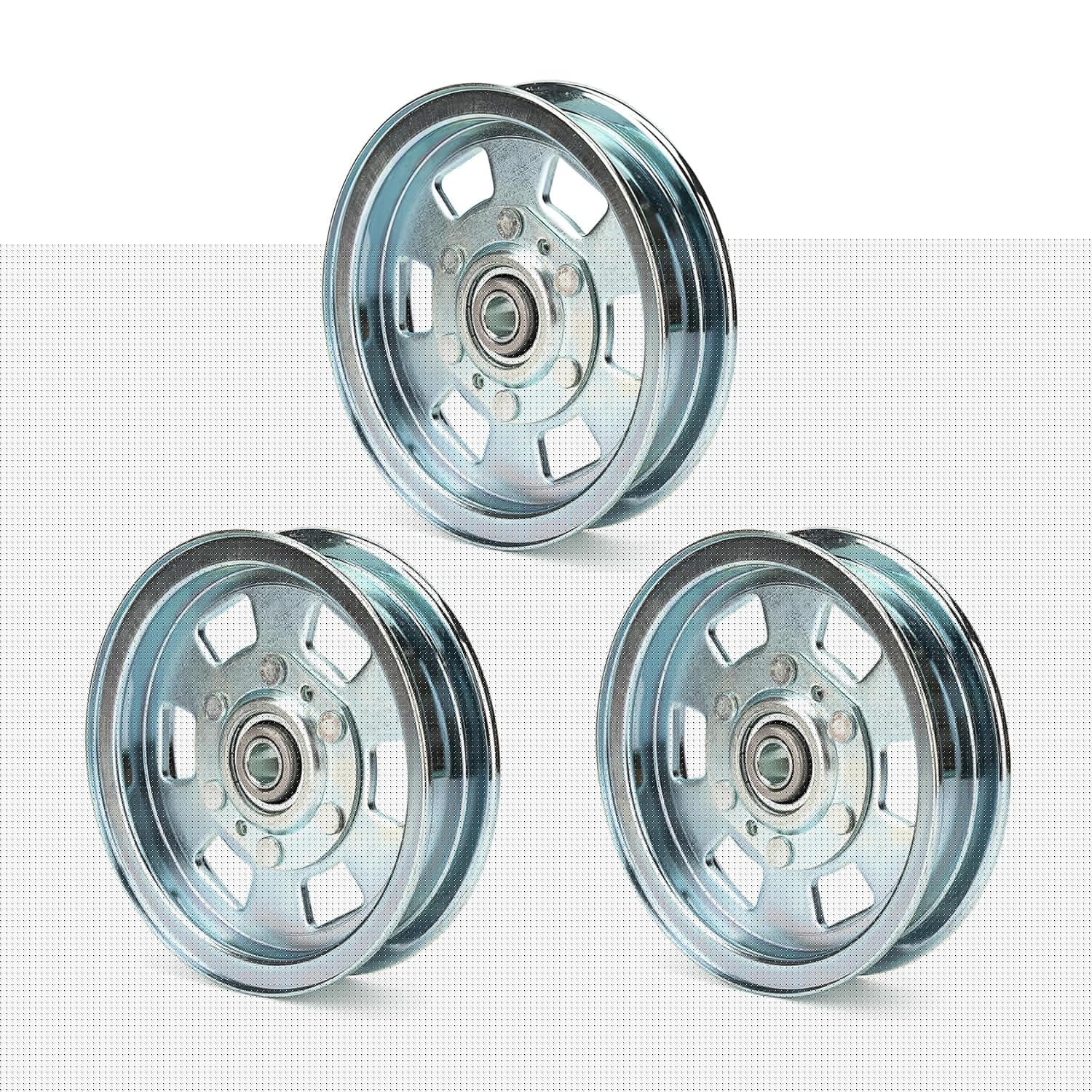 3 Pack Flat Idler Pulley for Bad Boy ZT and Outlaw Series