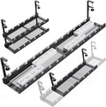 31in Extendable Under Desk Cable Management Tray - Clamp Mount
