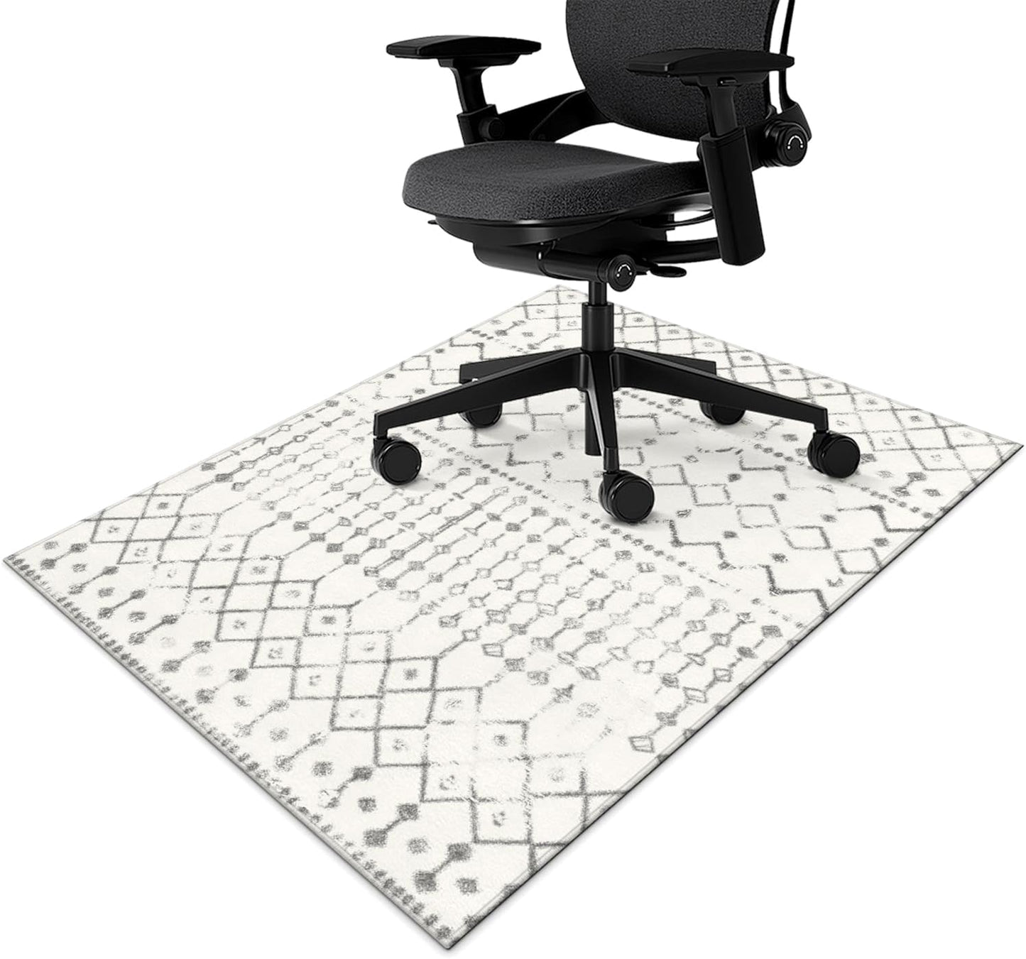 Xiumei Boho 48x36 Office Chair Mat - Floor Protector