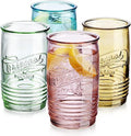 Glaver's 4-pc Mason Collins Glasses Set - Assorted Colors, 20oz