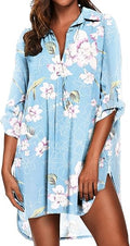 Ekouaer Women's Summer Beach Cover Up Shirt for Stylish Fun
