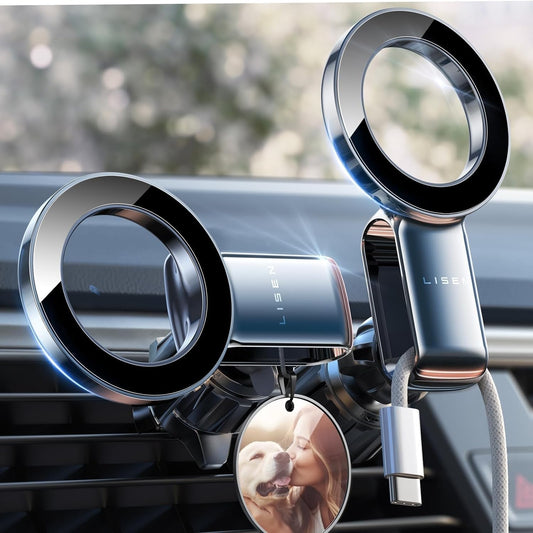 LISEN MagSafe Car Mount - Hands-Free Driving