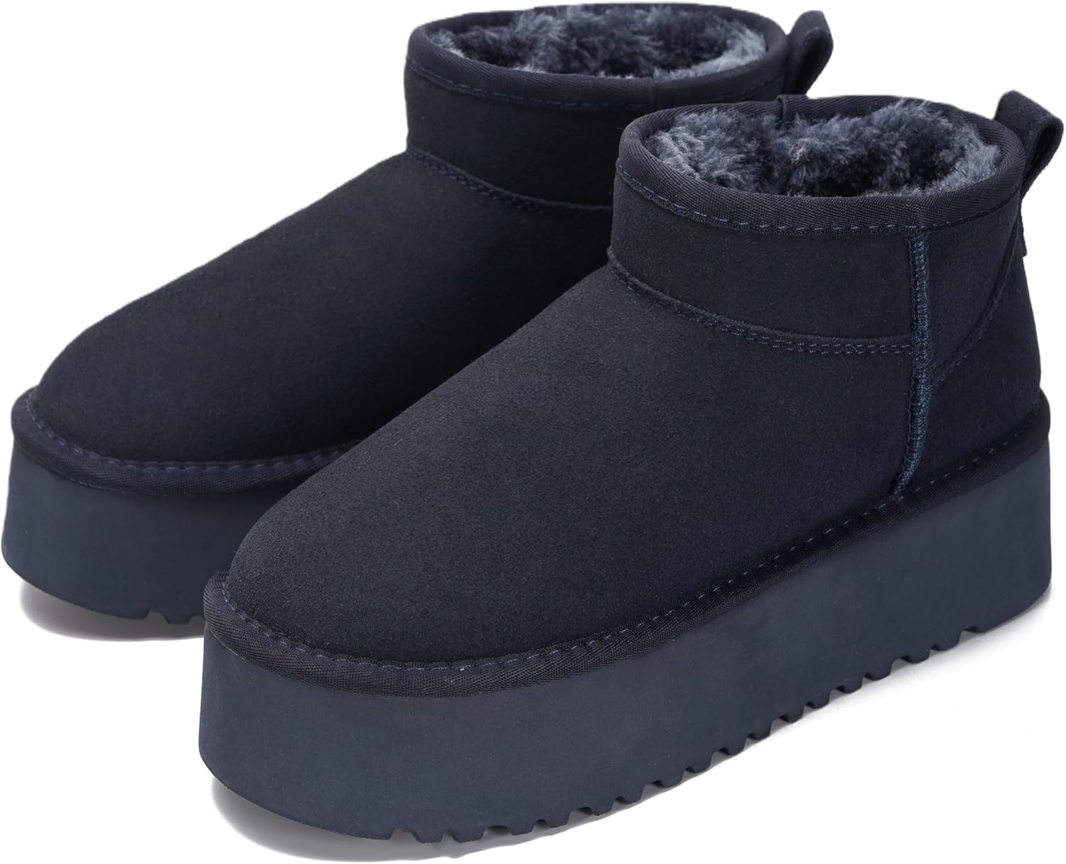 Project Cloud Genuine Leather Ankle Boots for Women - Stylish & Warm
