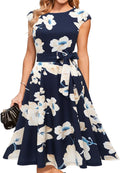 Women's Cocktail Dresses Mid Calf Tea Length - Modest Formal Fit