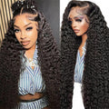 13x6 Deep Wave Lace Front Wig Human Hair - Natural Curly 20 in