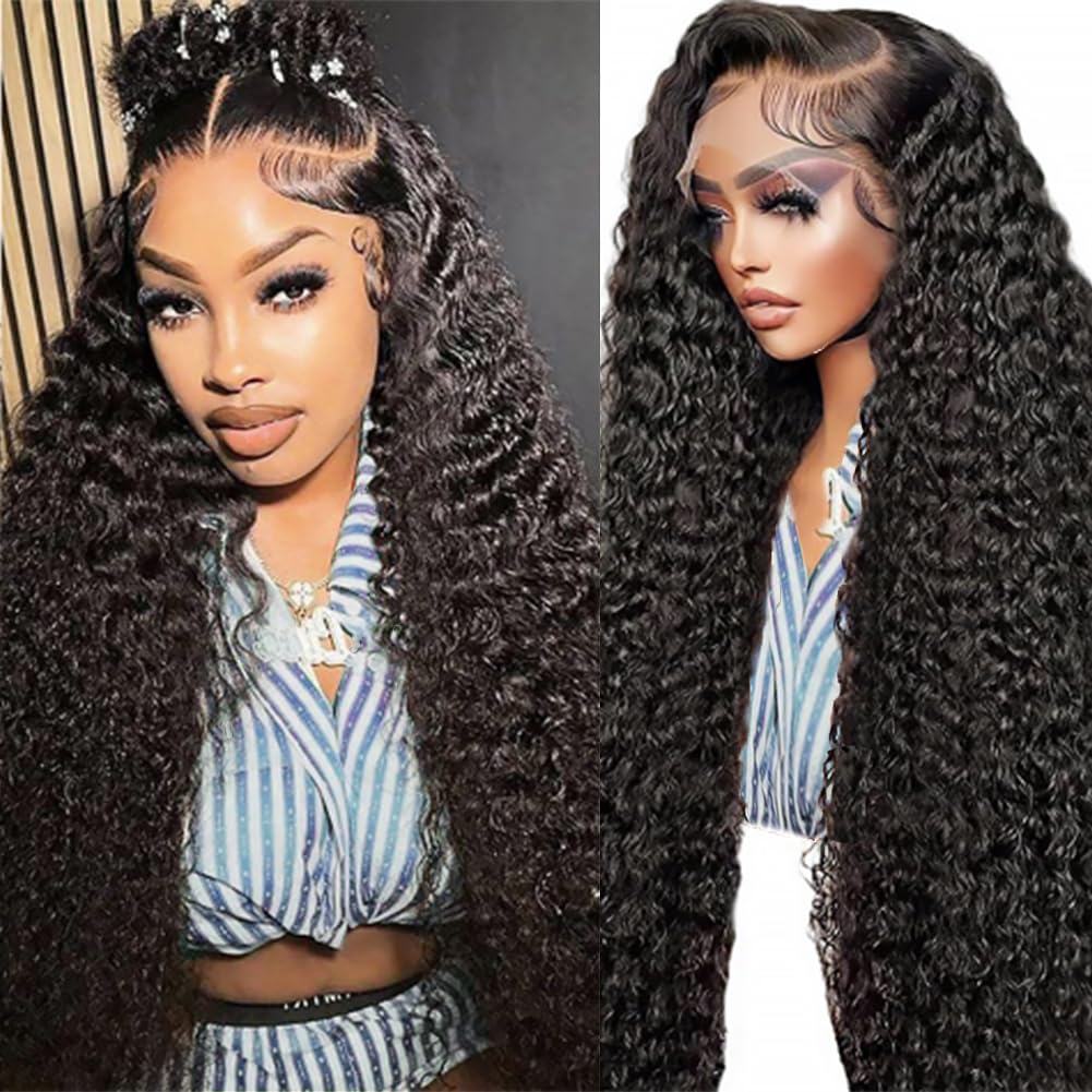 13x6 Deep Wave Lace Front Wigs for Stunning Natural Looks