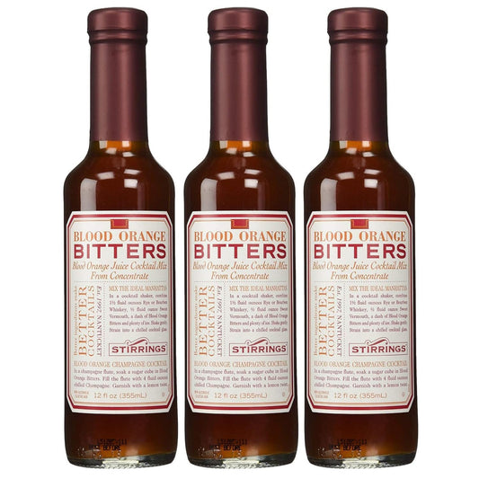 Stirrings Blood Orange Bitters Trio - 12oz x3