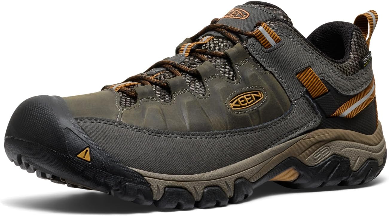 KEEN Men's Targhee 3 Low Waterproof Hiking Shoes for Comfort