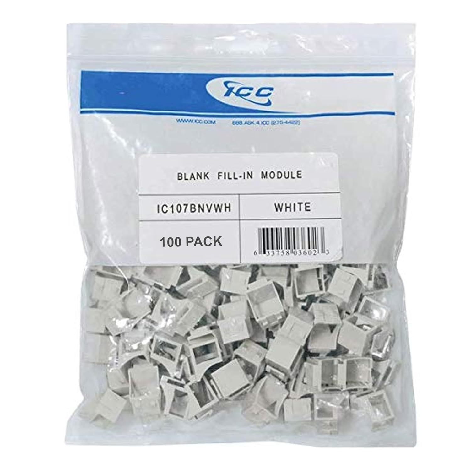 ICC Blank Fill-in Insert for HD Style, White, 100-Pack Review