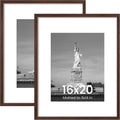 ENJOYBASICS 16x20 Picture Frame 2 Pack - Versatile Wall Gallery Frames