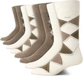 Men's Dress Socks 8 Pack - Calvin Klein Breathable Cotton Crew