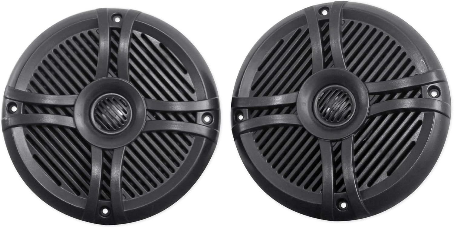 Rockville RMSTS65B: 800w Marine Speakers, Waterproof & High Performance