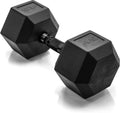 45 lb Coated Hex Dumbbell - Heavy Single Iron Weight for Strength