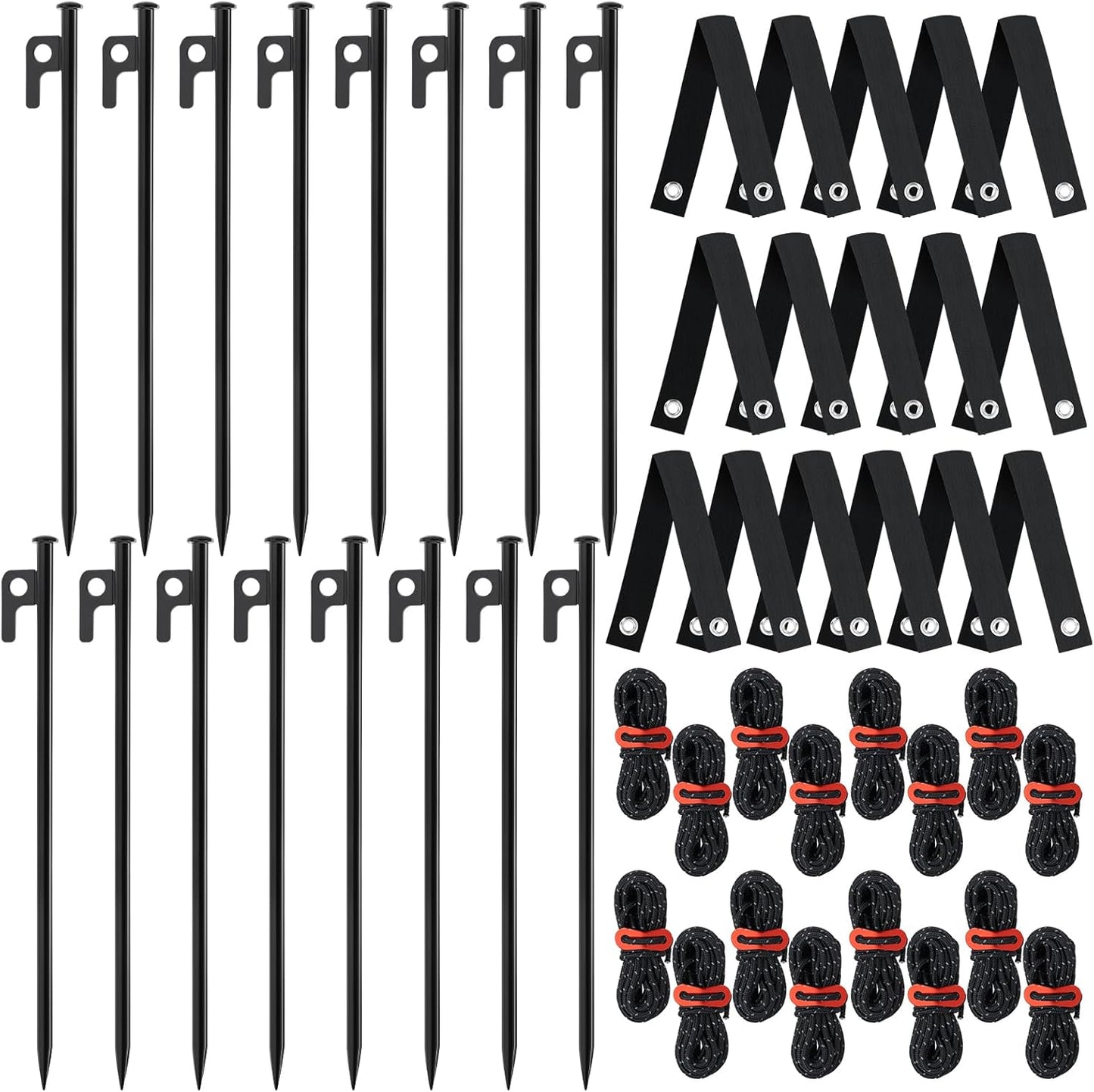 16 PCS Tree Stake Kits for Heavy Duty Support and Stability
